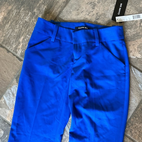 NWT- Gianni Bini Royal Blue Trousers - size 0 - Picture 2 of 4